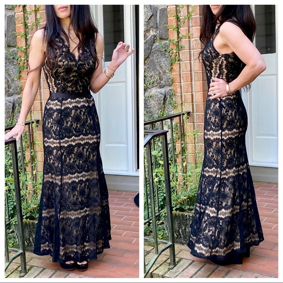 #12 LAST ONE Fabulous black lace maxi dress - Picture 4 of 8